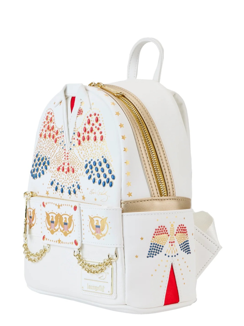Loungefly Elvis Presley Aloha Jumpsuit Cosplay
Mini Backpack (Exclusive) - Picture 2 of 10